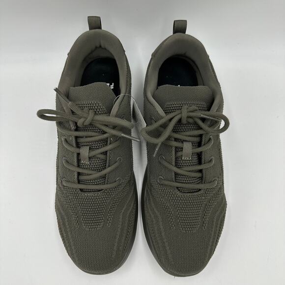 NWT FLX Tarmac Green Dynamic Knit Air Foam Training Dart Sneakers Mens Size 9.5 - Picture 4 of 15